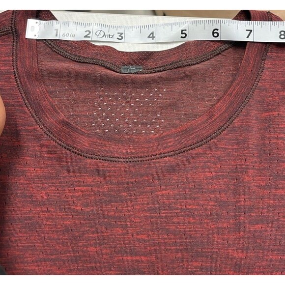 Lululemon (L) Metal Vent Tech Long Sleeve Shirt Active Gym Training Red Workout - Picture 8 of 13